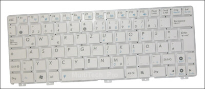 DE Tastatur Asus EeePC 1025C 1025CE 1015 1015B 1015PN 1015PX 1011PX  - Weiß -