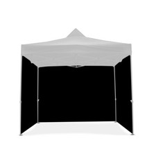 4 Pavillon walls 3x3m / Pareti laterali per Tenda Tourtecs nero