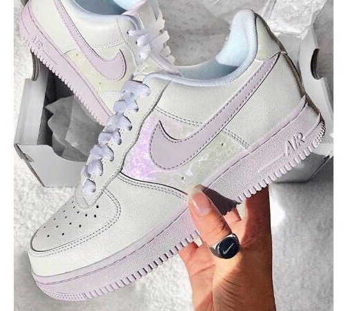 nike air force 1 womens barely grape