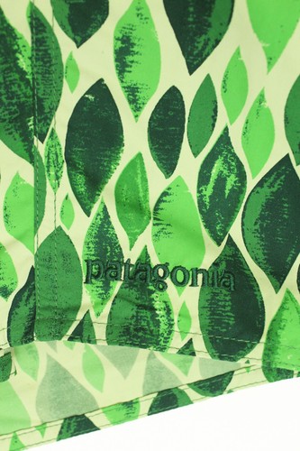 Patagonia Green Leaf Print Nylon Men's Hydropeak SP Boardshorts 31 Surf Swim - Picture 6 of 7