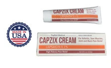Capzix Arthritis Pain Relief Cream, 0.1%  Capsaicin  2 oz Made in the USA