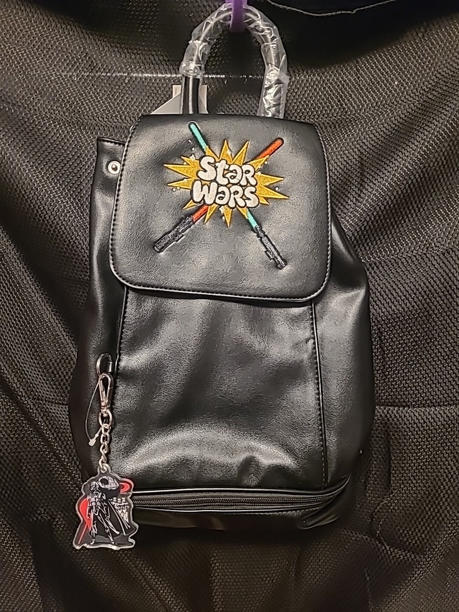 Star Wars Disney Parks Black Sling Backpack Disney Parks Star Wars: Episode 1 Phantom Menace 25th Sling  main image 4