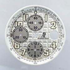 Audemars Piguet Royal Oak Offshore Silver Dial Bezel Insert Arabic 25721ST