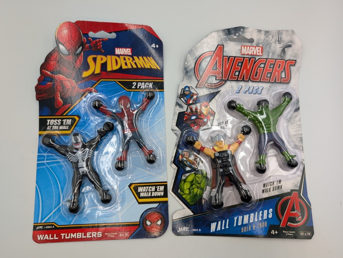 Marvel Avengers & Spiderman (2-pack) Wall Tumblers Watch'em