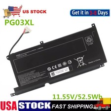 New PG03XL HSTNN-OB1I Battery for HP Pavilion Gaming 15-DK L48430-AC1
