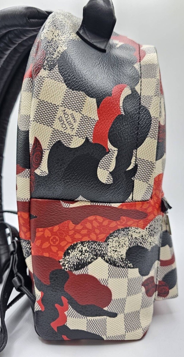 Louis Vuitton Palm Springs Kabuki Damier Azur Monogram Backpack Louis Vuitton Palm Springs Kabuki Damier Azur Monogram  main image 3