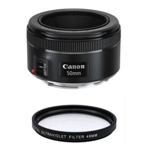 Canon EF 50mm f/1.8 STM Standard Autofocus Lens + 49 UV Filter - Click1Get2 Deals&set=par&price_min=200&sale=mega Discount&set=par&discount=60 Or More&sale=mega Discount