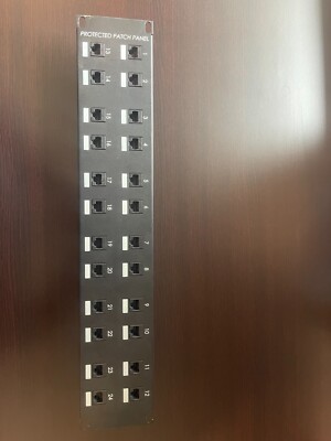 Black Box CAT6 Surge-Protected Patch Panel - 2U- 24-Port - 24 Port(s) - 24 x