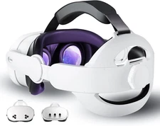 Head Strap for Meta Quest 3/Quest 3S-Comfortable Lightweight Adjustable Elite...