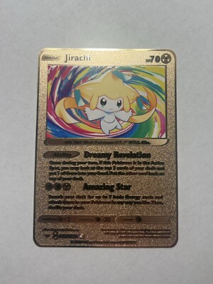 Jirachi 050/076 Vivid Voltage Metal Fan Art Display Gift