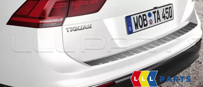 NEW GENUINE VW TIGUAN MK2 R LINE REAR BUMPER LAOD EDGE PROTECTOR