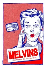 Melvins - 2018 Fugscreens Studios poster Oslo, Norway