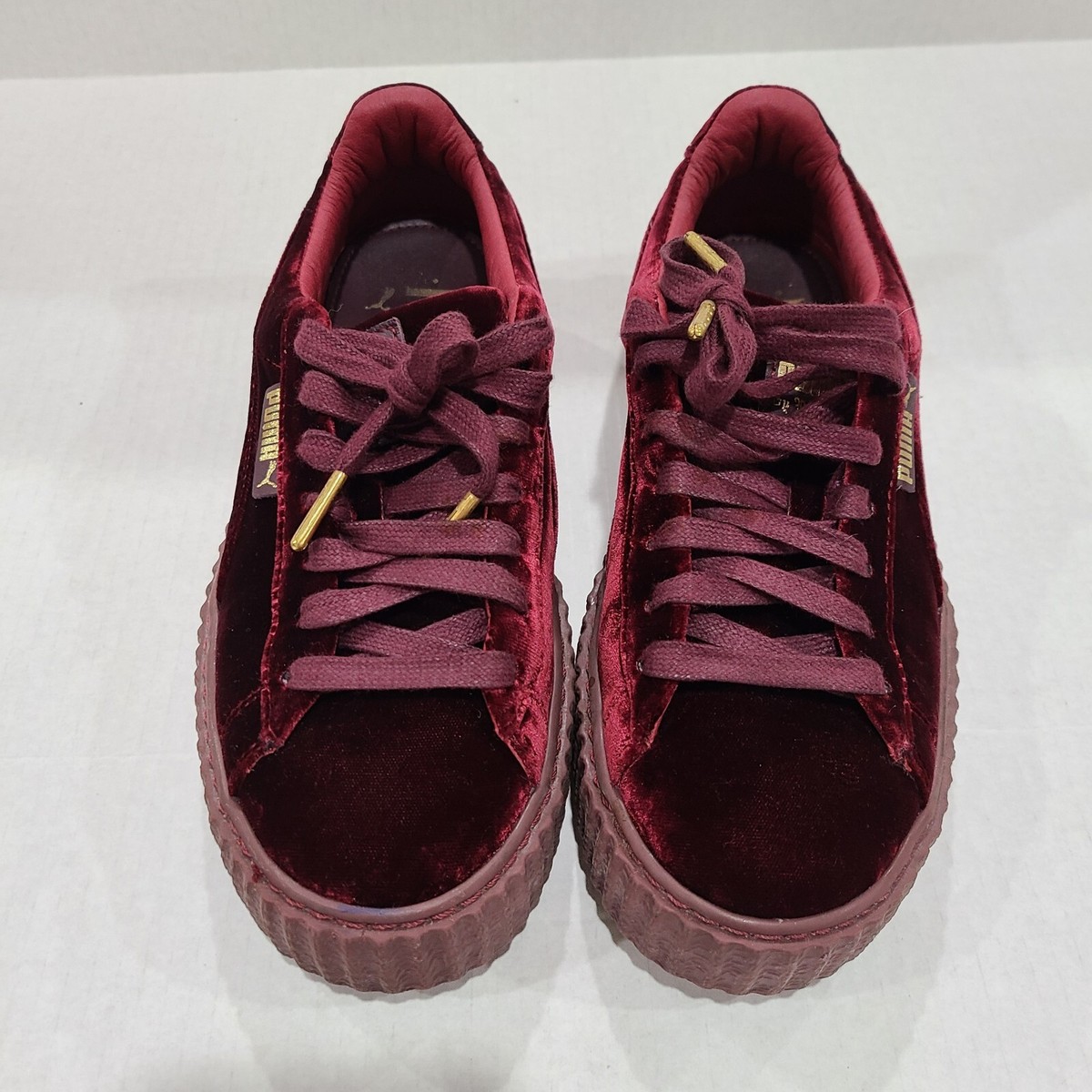 US 7 ] FENTY x PUMA Creeper Velvet Rihanna Royal Purple