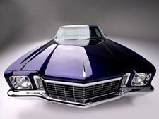 1971 Chevy Monte Carlo Front Purple 24x36 Inch Poster Great Looking 1971 Chevy Monte Carlo Front Purple 24x36 Inch Poster Great Looking