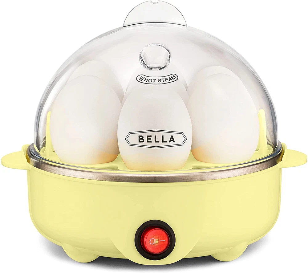 Quick Electric Egg Cooker with Auto Shut-Off for Omelets & Poached Eggs