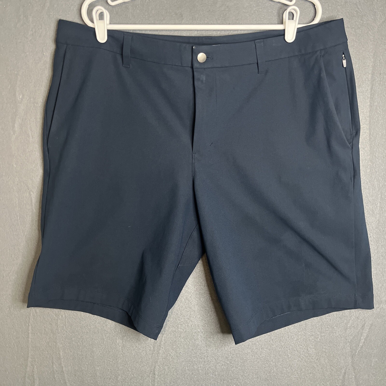 Lululemon Commission Shorts Mens 38 Navy Blue Classic Fit  11” Warpstreme