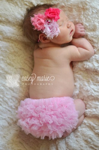 Baby Girl Chiffon Ruffle Bloomer | Newborn-18 Months - Picture 3 of 8