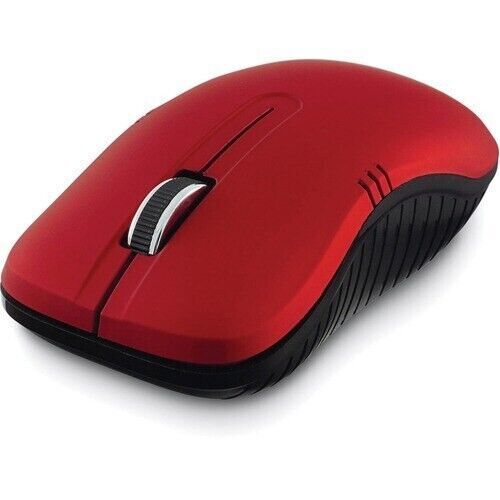 Verbatim 99767 Wireless Notebook Optical Mouse Commuter Matte 1200dpi Red - Picture 1 of 4