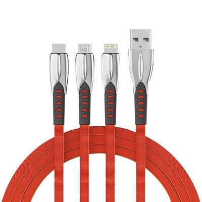 3 in 1 Micro USB/Type C Connector Charging Cord Cable Wire for OnePlus 10 Pro 5G