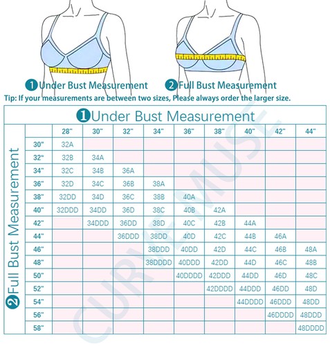 Plus Size Nursing Underwire Bra with drop-down cups (Pack of 3)-WHITE - Foto 7 di 7