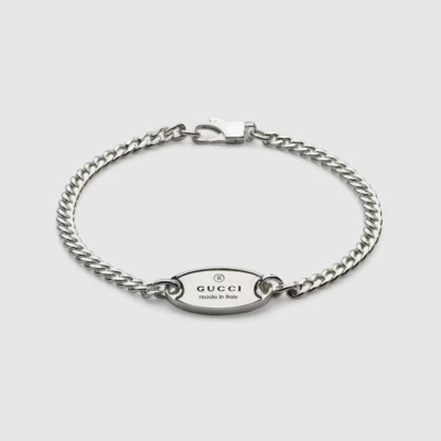 Gucci Trademark Size 18 chain bracelet 925 sterling silver YBA797152001018