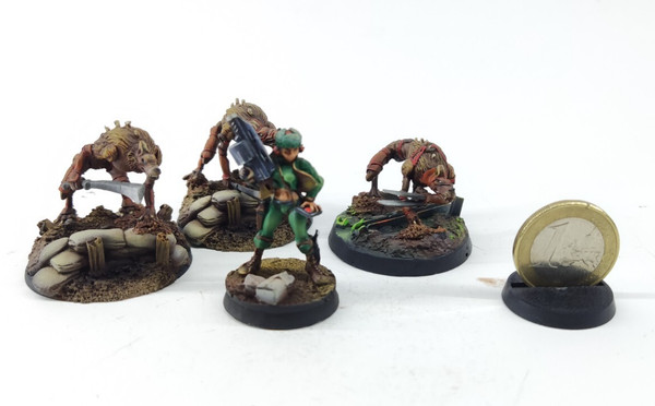 Miniaturas Pintadas Antipode Assault Packs 28/32mm | Painted RPG Wargame