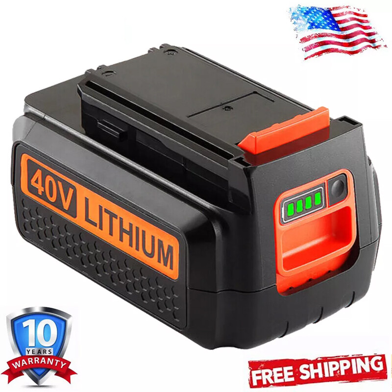 40V Black+Decker Max Lithium Battery LBX2040 LBXR36 LST136 Compatible