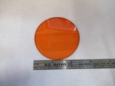 OPTICAL GLASS ORANGE FILTER OPTICS AS PICTURED B9-FT-12