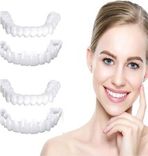 2 Pcs teeth Comfortable and Natural-Looking for Men and Women,