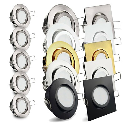 5x LED Deckenstrahler Deckenspot Deckenleuchte Spot schwenkbar dimmbar GU10 230V