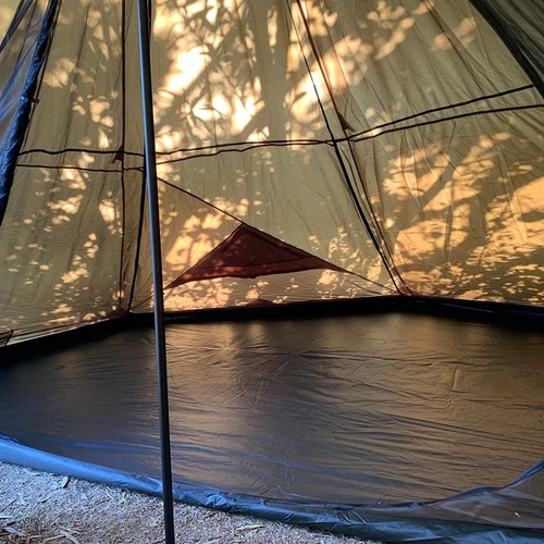 Hot Tent with Stove Jack Onefires Large Teepee Tent for Family Camping 4-8 Pe...
