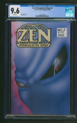 AジャンⅡ❗ Zen Intergalactic Ninja #2 CGC 9.6 Stern and Cote 1988 1st Print