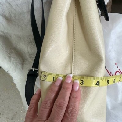 NEW Braccialini TUA Eyes backpack beige eco leather style 