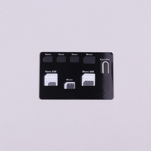 Slim SIM Card Holder And Microsd Card Case Storage And Phone Pin Included - Zdjęcie 4 z 7