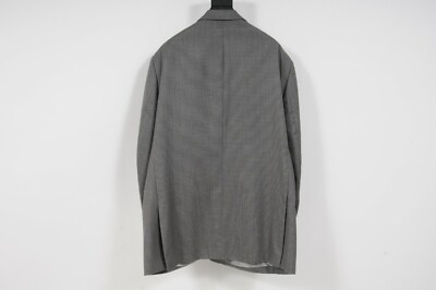 Pronto Uomo Mens Sport Coat Suit Jacket Size 48 R Gray Blue  display picture 1