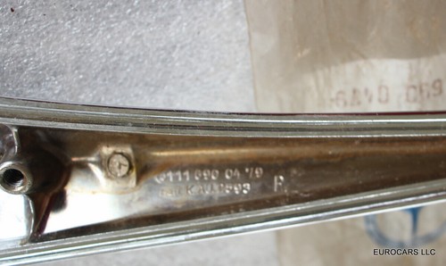 MERCEDES W111 Ornamental Cover Fender, 111 690 04 79 Fintail models w110 w111 - Picture 8 of 9