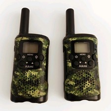 CAMO Walkie Talkies Camouflage AIKMI Brand Multi Channel Digital W/ LED Lights