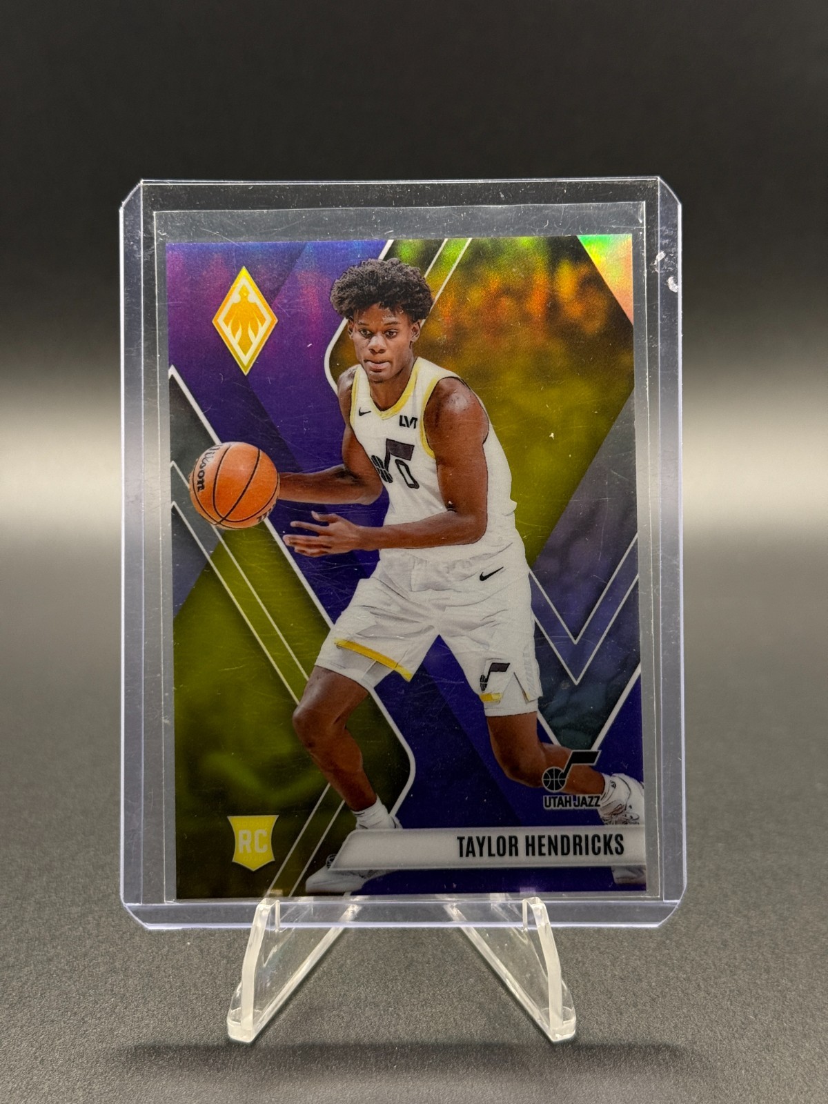 2023-24 Panini Phoenix Rookies Taylor Hendricks #264 Purple #/150 (RC)