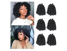 Wand Curl Crochet Hair Jamaican Bounce 6 Packs Twist Braid Hair for Black Women