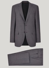 CANALI Classic Grey Pinstripe Suit Size US 42R/EU 52R MSRP 2495