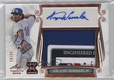 2023 Leaf Trinity Bronze Spectrum 74/99 Arjun Nimmala #PA-AN1 Patch Auto sc8