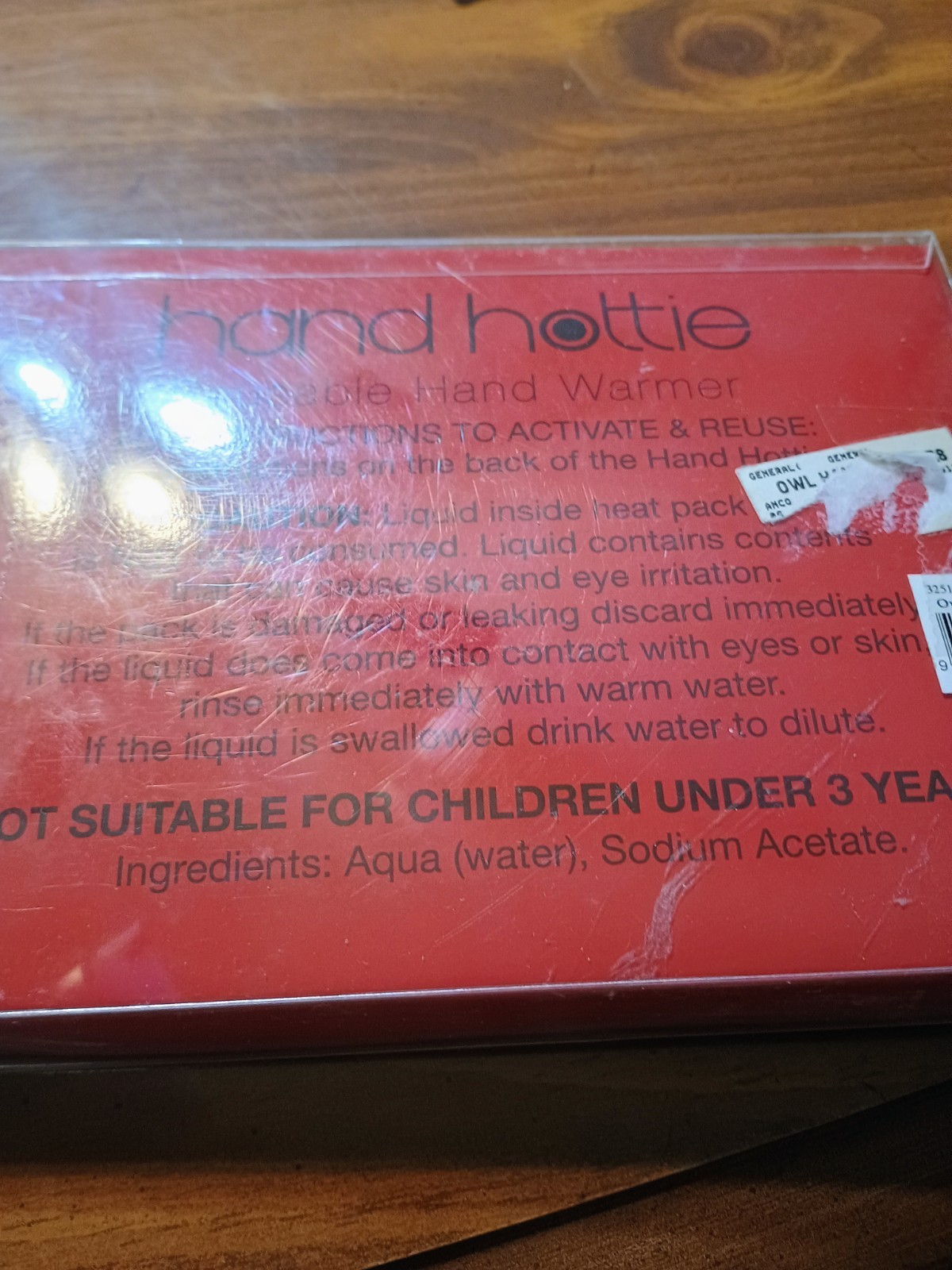 Hand Hottie Reusable Children Hand Warmers NIB