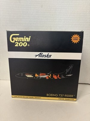 GeminiJets 1:200 Alaska Airlines Boeing 737-900ER N492AS G2ASA1016F Flaps Down