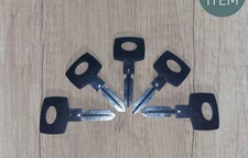 LOT OF 5- Mercedes Hi-Sec Mechanical Key blanks (5)  (ILCO) S48HF-P / HU39P-SI