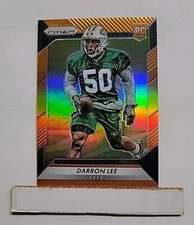 2016 Prizm Darron Lee RC #283 Orange Prizm Rookie #'d 039/299 New York Jets P1