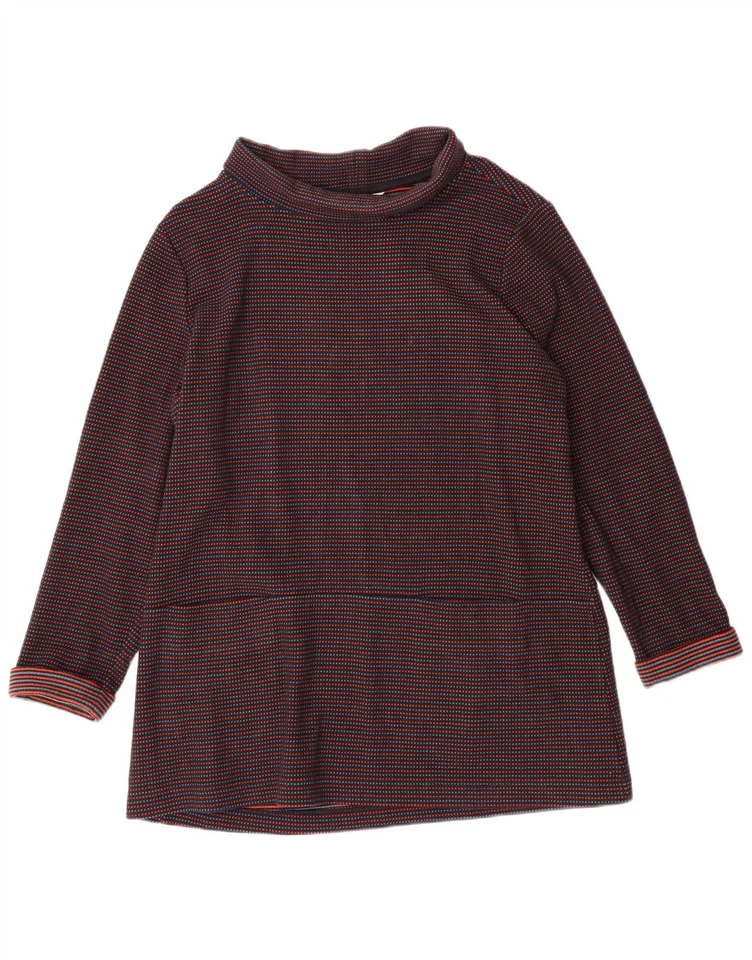 SEASALT CORNWALL Womens Roll Neck Jumper Sweater UK 16 Large Red Striped DO03 - Image 3 of 4