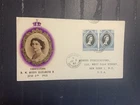 Seychelles 1953 FDC 1st day cover to the USA QE II Coronation BPA Cachet