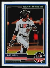 2023 Panini Stars & Stripes USA Baseball #94 Maui Ahuna Orioles