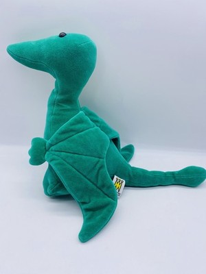 Vintage Manhattan Toy Co. Pterodactyl (Rhamphorhynchus) Dinosaur Plush Rare