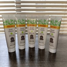 Burt's Bees 1.0oz Sensitive Daily Facial Cleanser With Cotton Extract Lot of 5